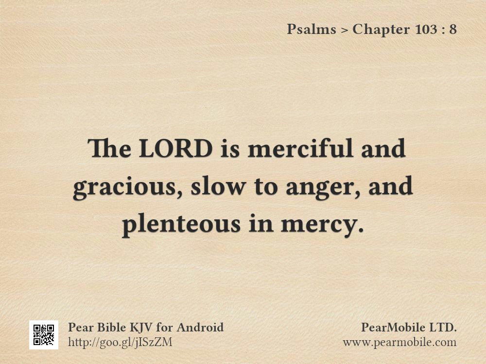 Psalms, Chapter 103:8